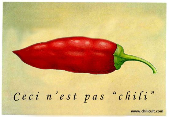 Ceci n'est pas "chili"