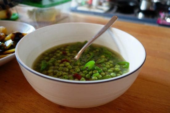 Schweinerne Erbsensuppe