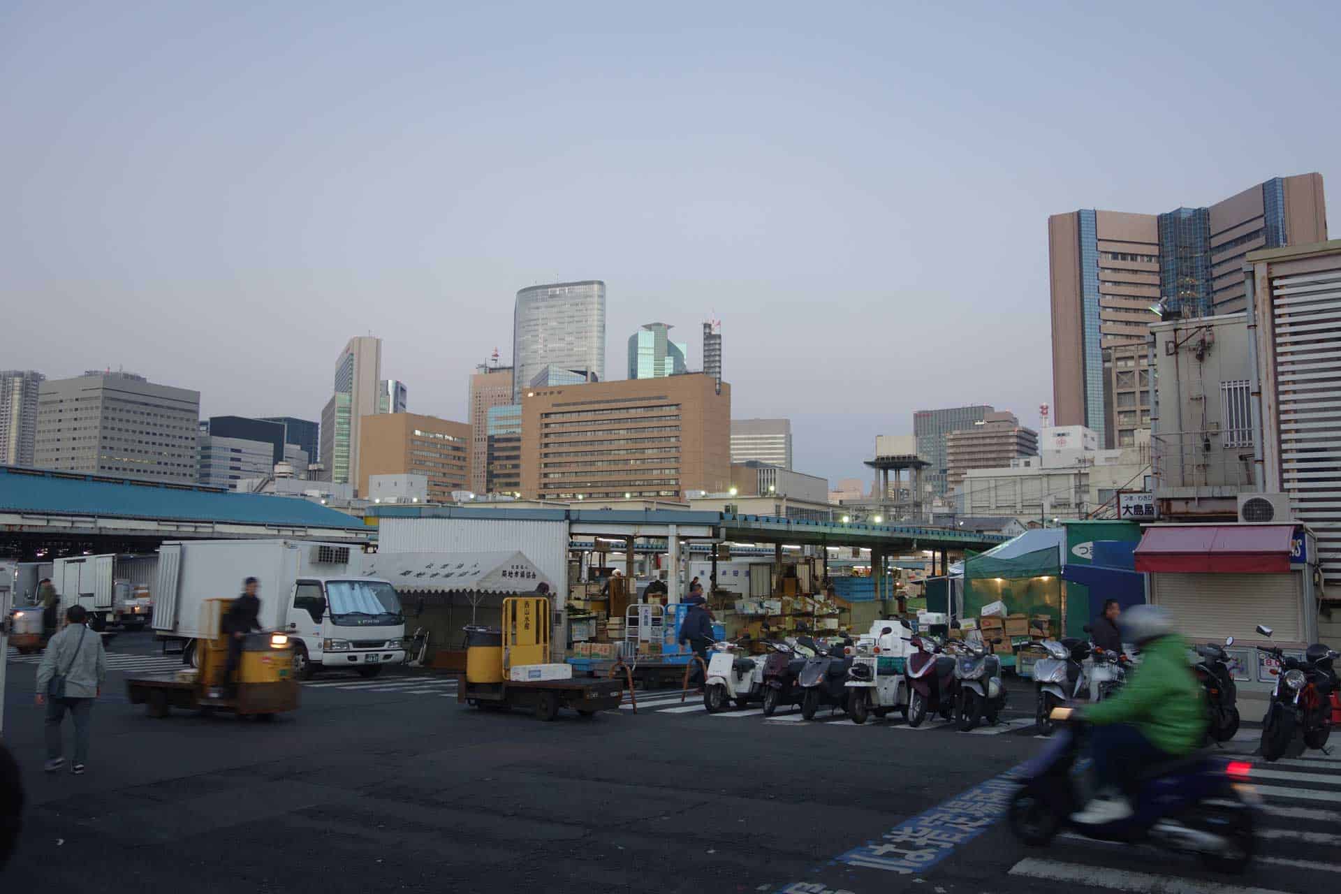 Tsukiji Market Skyline