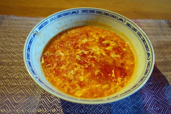 Chinese Tomato-Egg (Drop) Soup (Xihongshi Jidan Tang)