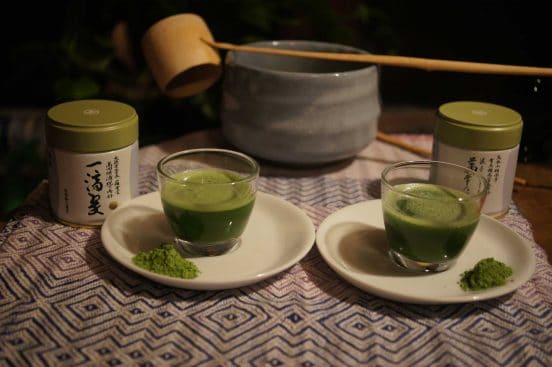 Marukyu Koyamaen Ittekisui Kin and Mannen no midori Matcha